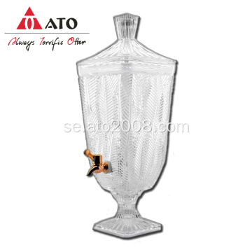 ATO Machine Made Glass Fruit Juice Jar